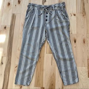 Free People high waisted linen pants